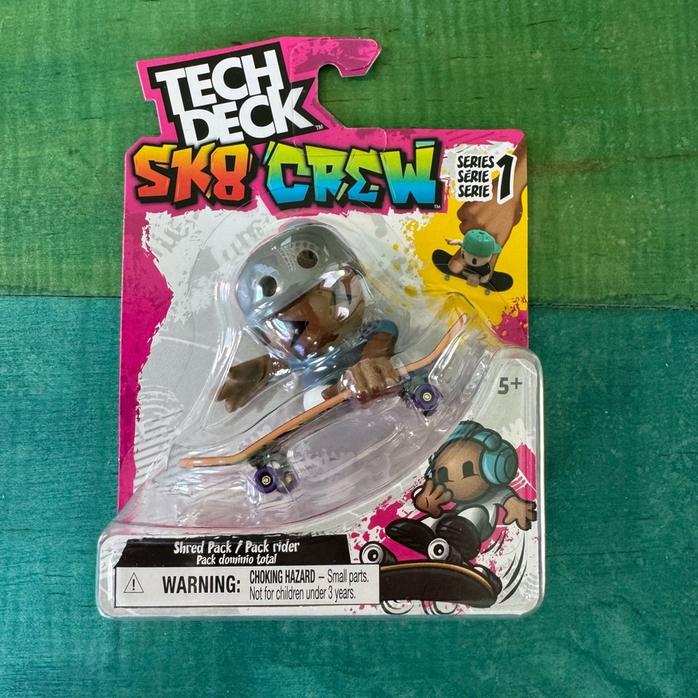 Tech Deck SK8 Crew Shred Pack - Blue and Brown